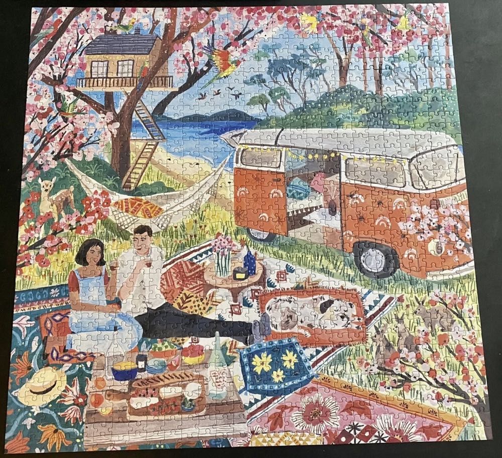 Camper Life 🟦 - eeBoo Puzzles puzzle collectible [Barcode 689196512452] - Main Image 2