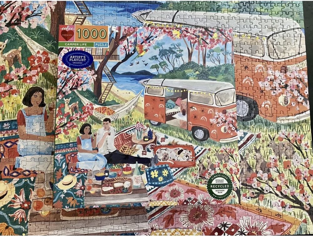 Camper Life 🟦 - eeBoo Puzzles puzzle collectible [Barcode 689196512452] - Main Image 3