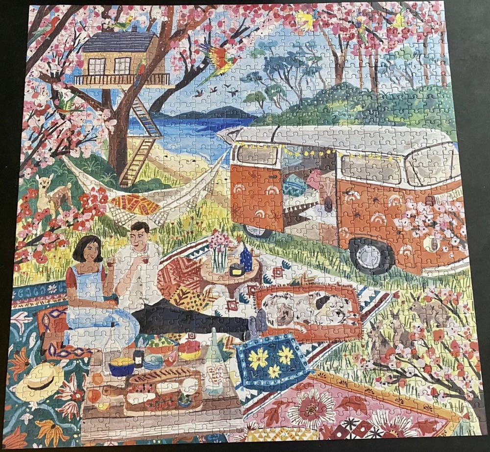 Camper Life 🟦 - eeBoo Puzzles puzzle collectible [Barcode 689196512452] - Main Image 4