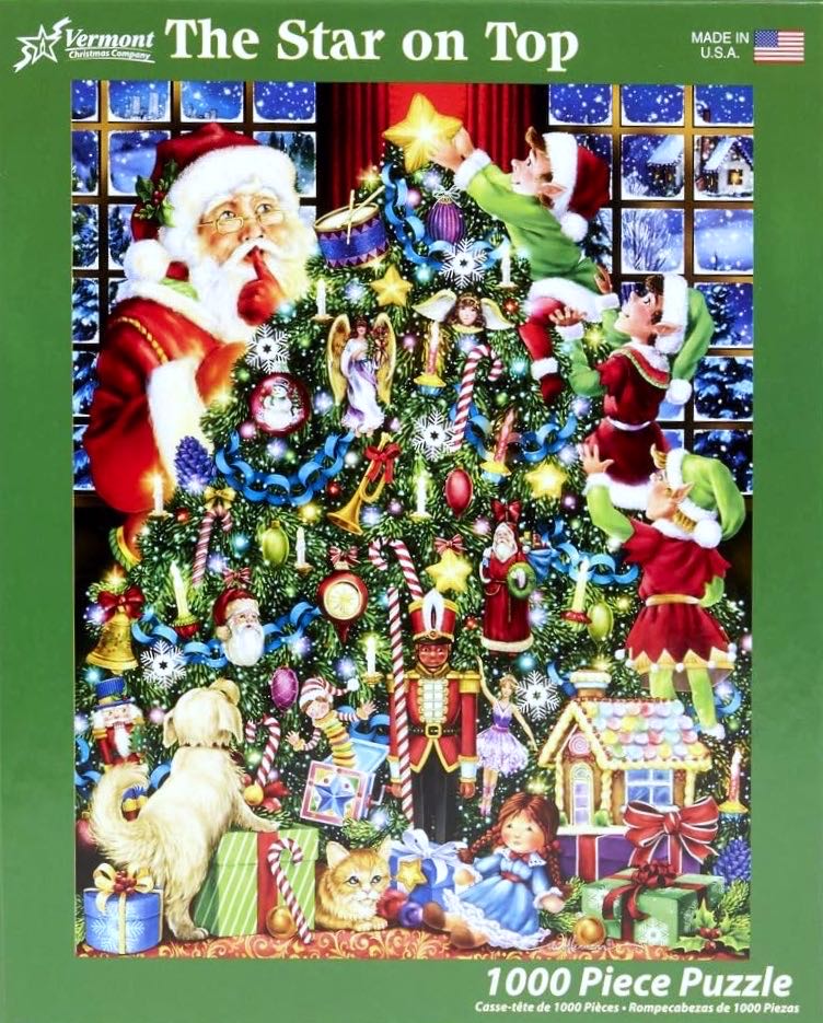 The Star on Top - Vermont Christmas Co. puzzle collectible [Barcode 819273021915] - Main Image 2