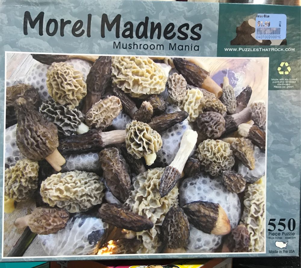 morel Madness Mushroom Mania  puzzle collectible [Barcode 649241887379] - Main Image 2