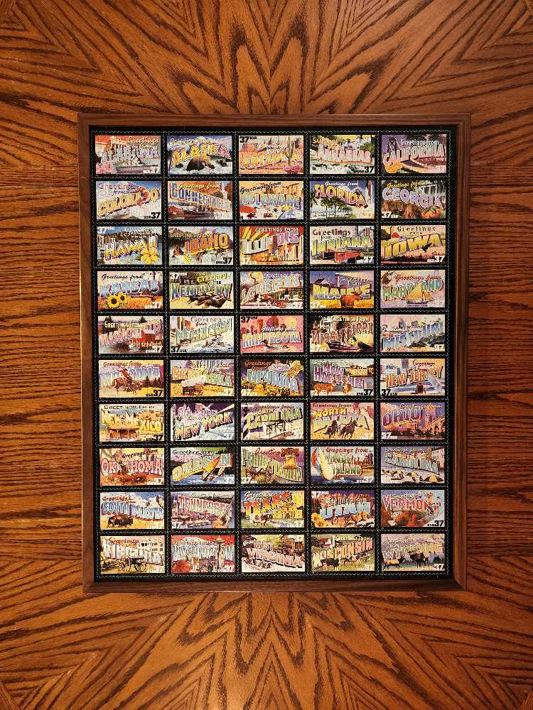 Greetings From America - White Mountain Puzzles puzzle collectible [Barcode 724819251377] - Main Image 2