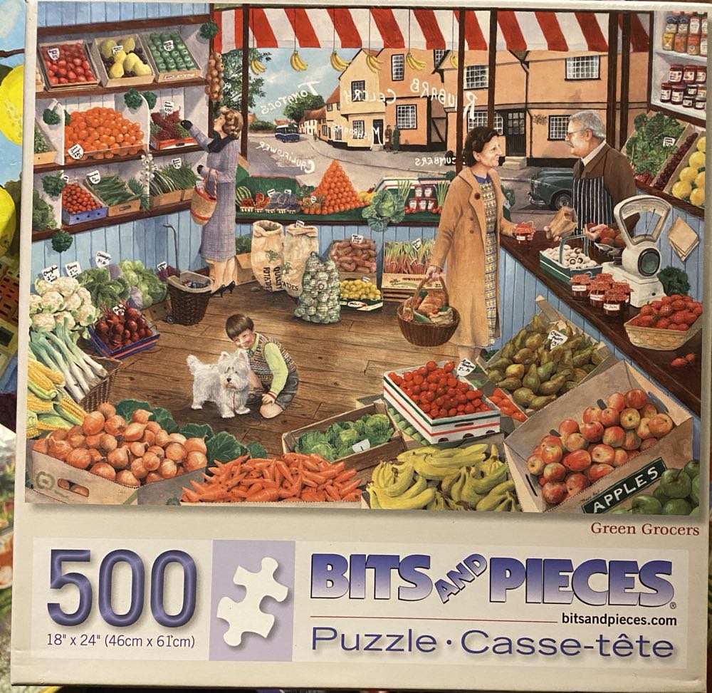 Green Grocers ✅ - Bits And Pieces puzzle collectible [Barcode 192949020154] - Main Image 1