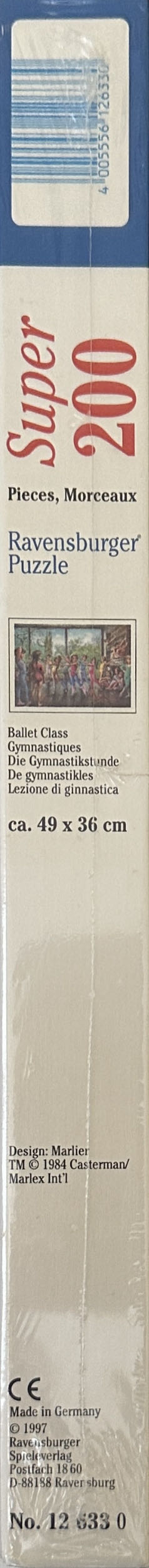 Ballet Class - Ravensburger puzzle collectible [Barcode 4005556126330] - Main Image 2