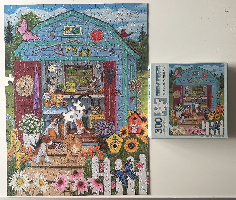 The Garden Shed - Bits And Pieces puzzle collectible [Barcode 192949061058] - Main Image 2
