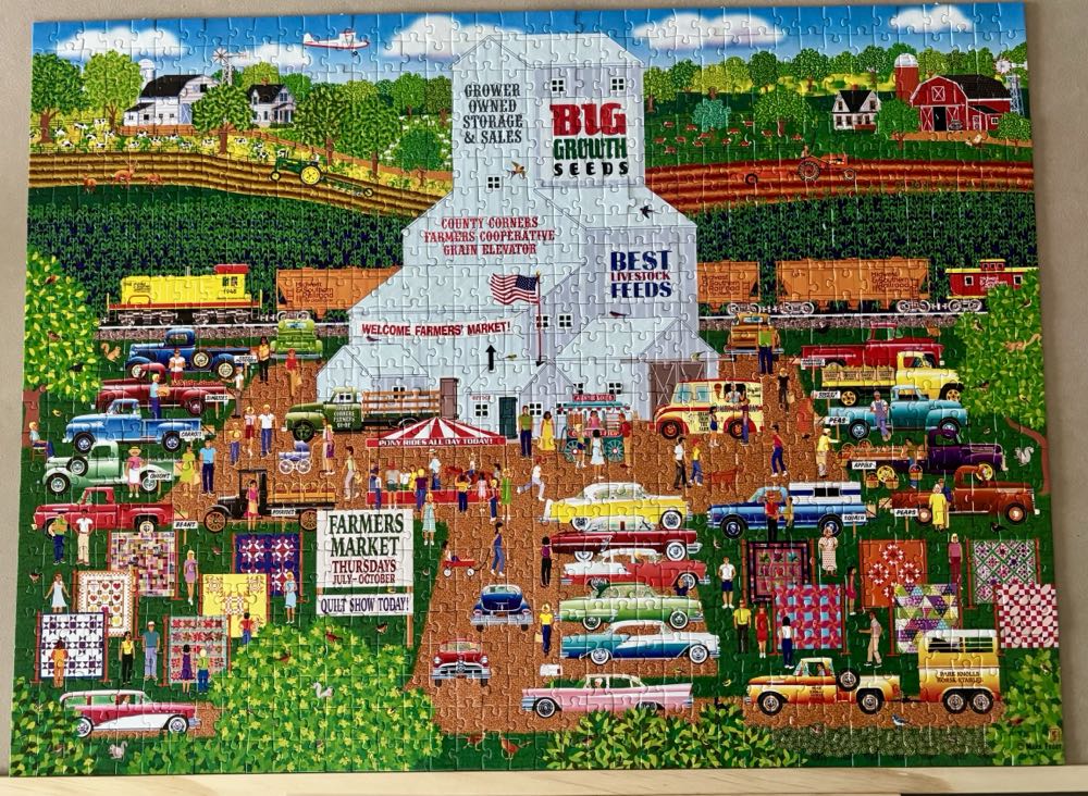 County Corner Farmers Market ❌ - Cra-Z-Art puzzle collectible [Barcode 4895145419598] - Main Image 2