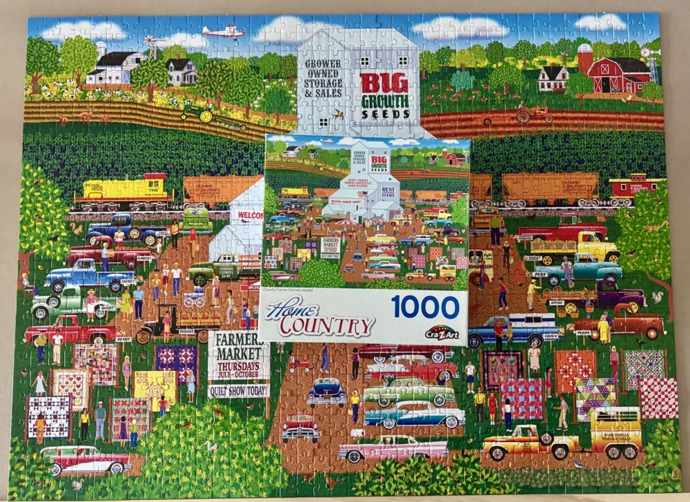County Corner Farmers Market ❌ - Cra-Z-Art puzzle collectible [Barcode 4895145419598] - Main Image 3