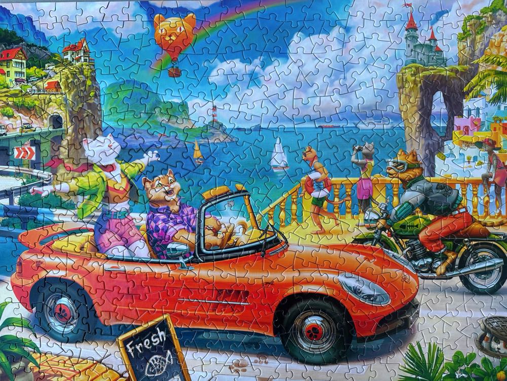 Cool Cats Beach Swap - Spilsbury puzzle collectible [Barcode 810061443957] - Main Image 2