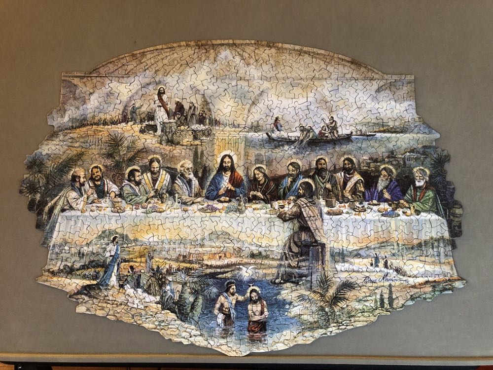 The Last Supper - Bits And Pieces puzzle collectible [Barcode 704812800437] - Main Image 2