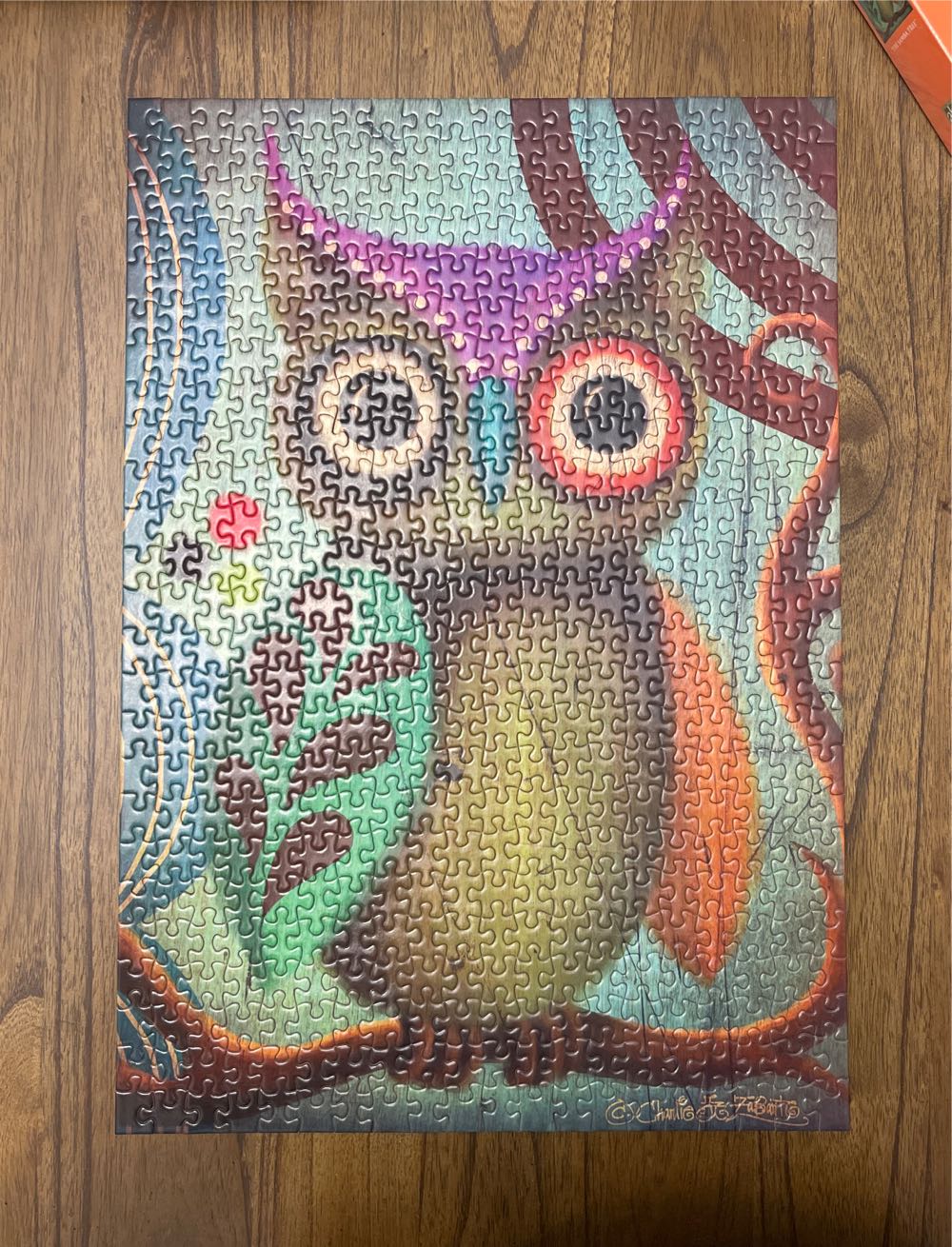 The Samba Tree (owl) - Andrew +  Blaine Ltd. puzzle collectible [Barcode 814938018743] - Main Image 2