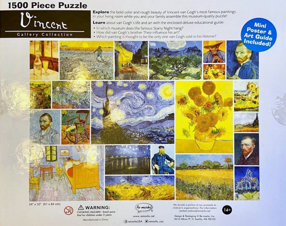 Vincent - Re-marks puzzle collectible [Barcode 681410996000] - Main Image 3