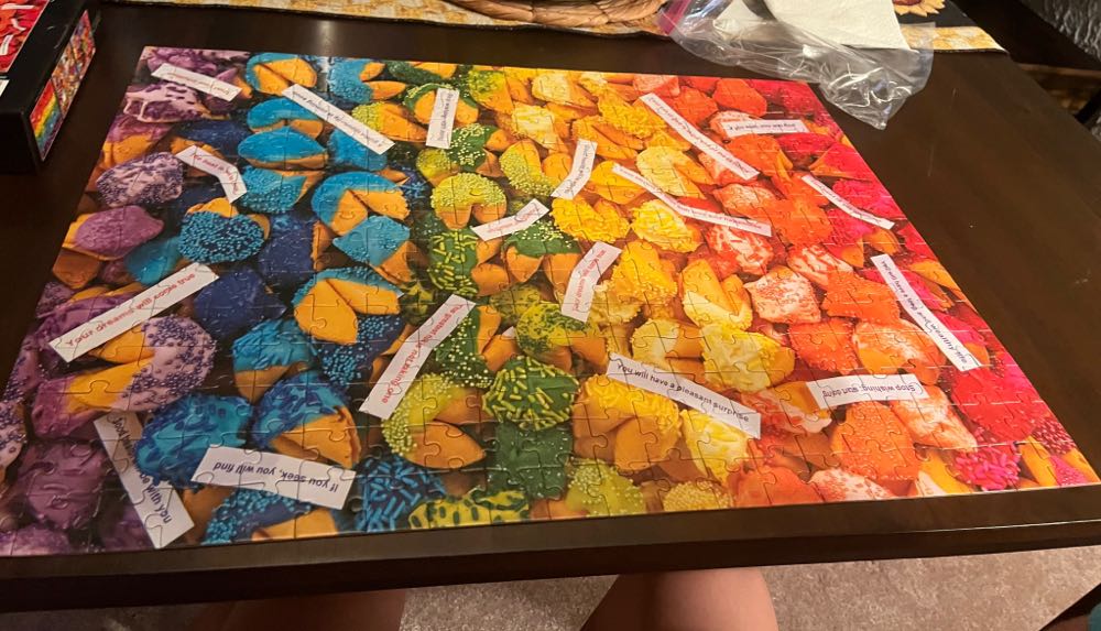 Rainbow Fortune Cookies - CraZArt puzzle collectible [Barcode 4895145429672] - Main Image 2