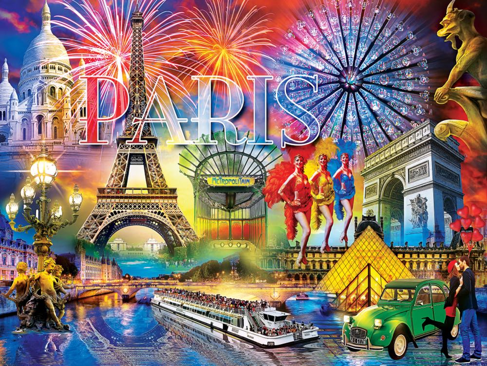 Greetings From Paris, France 💎 - MasterPieces puzzle collectible [Barcode 705988321474] - Main Image 2