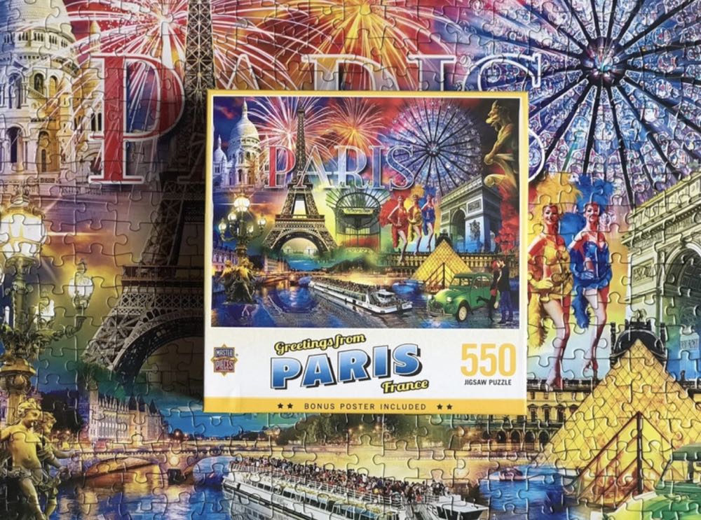 Greetings From Paris, France 💎 - MasterPieces puzzle collectible [Barcode 705988321474] - Main Image 4
