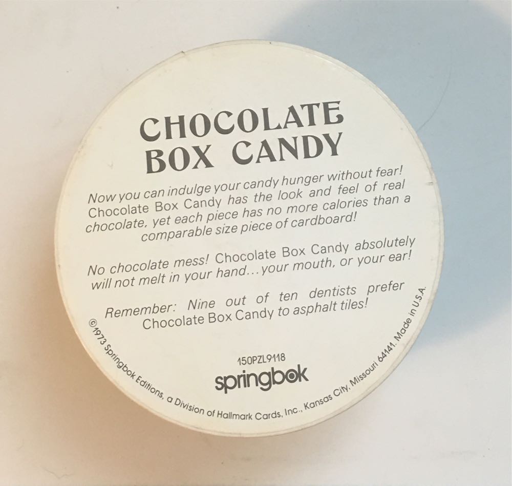 Chocolate Box Candy - Mini Round - Springbok puzzle collectible - Main Image 2