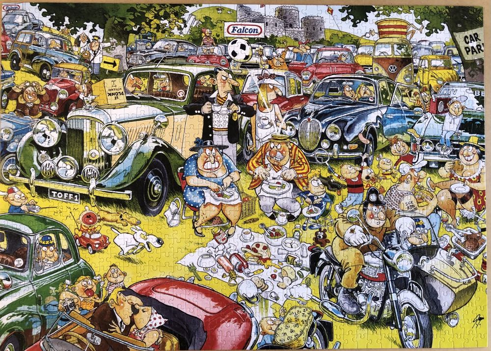 Picnic In The Park - Falcon de luxe puzzle collectible [Barcode 8710126111994] - Main Image 2
