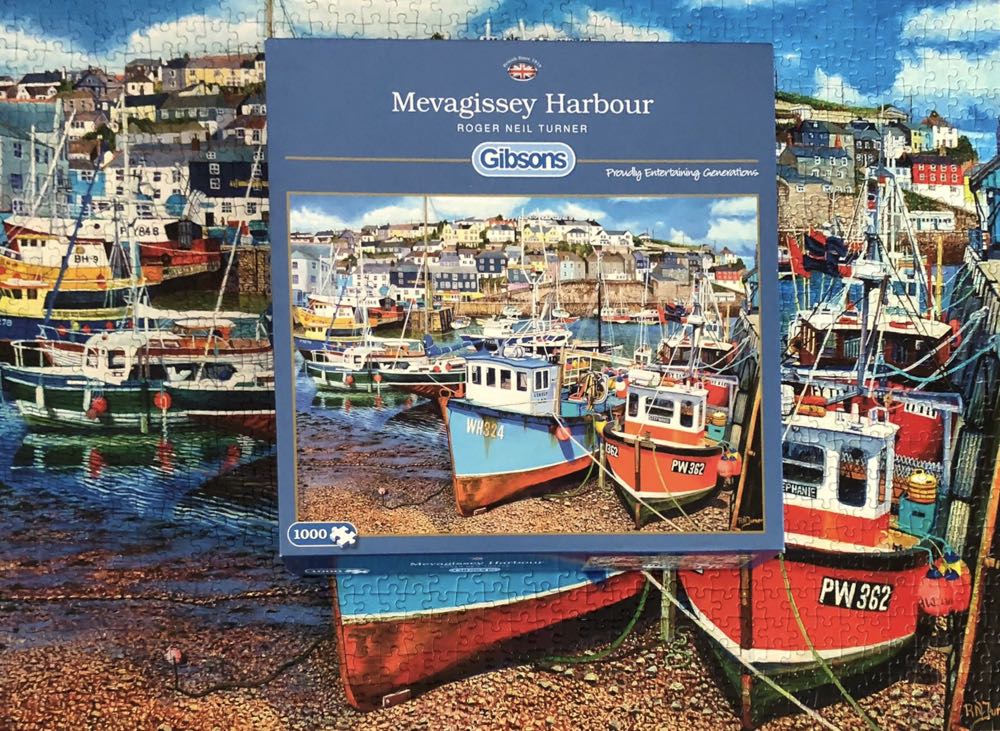 Mevagissey Harbour - Gibsons puzzle collectible [Barcode 5012269062205] - Main Image 4