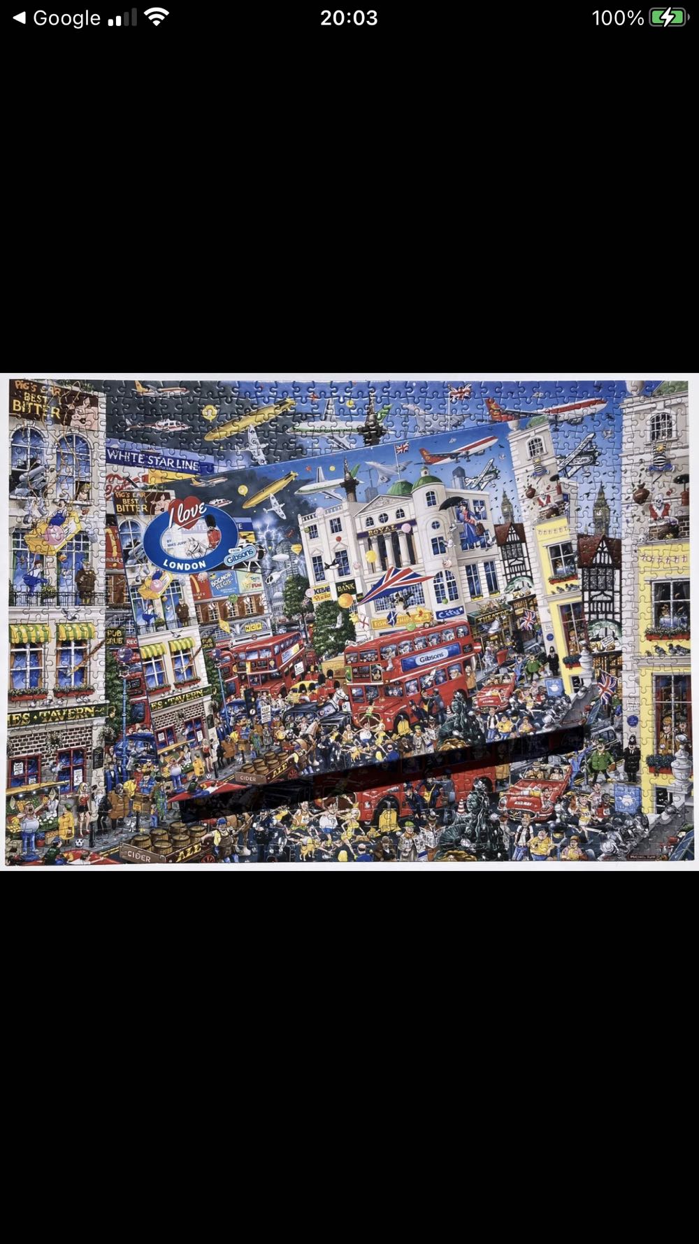 I ❤️ London  - Gibsons 🇬🇧 puzzle collectible [Barcode 5012269005790] - Main Image 4
