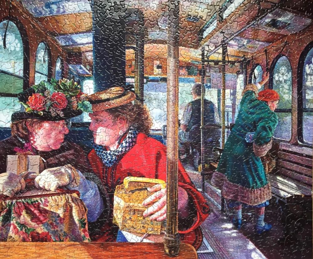 The Conversation - SunsOut 🇺🇸 puzzle collectible [Barcode 796780442665] - Main Image 3