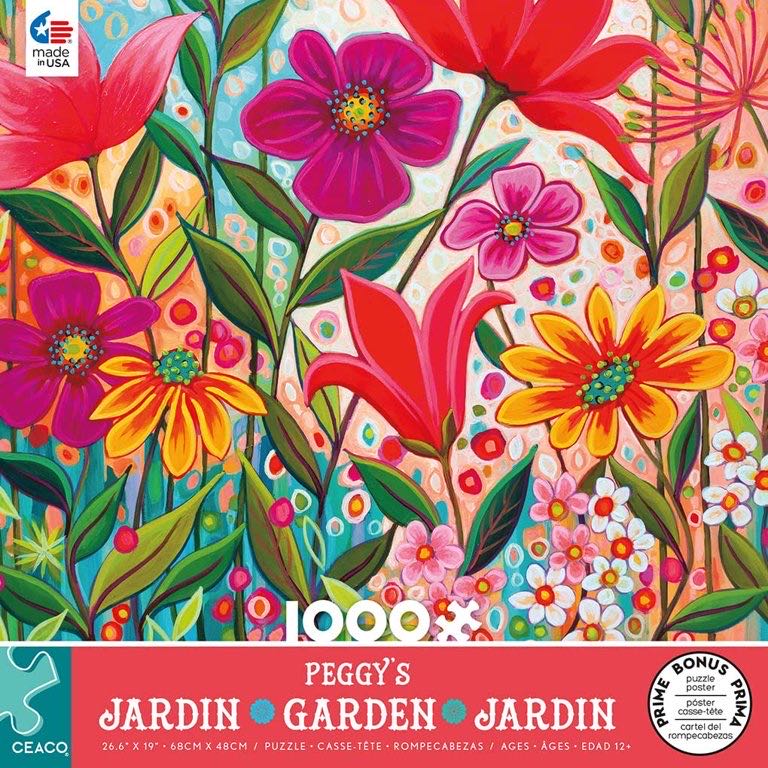 Peggy’s Garden - Ceaco puzzle collectible [Barcode 021081310284] - Main Image 2