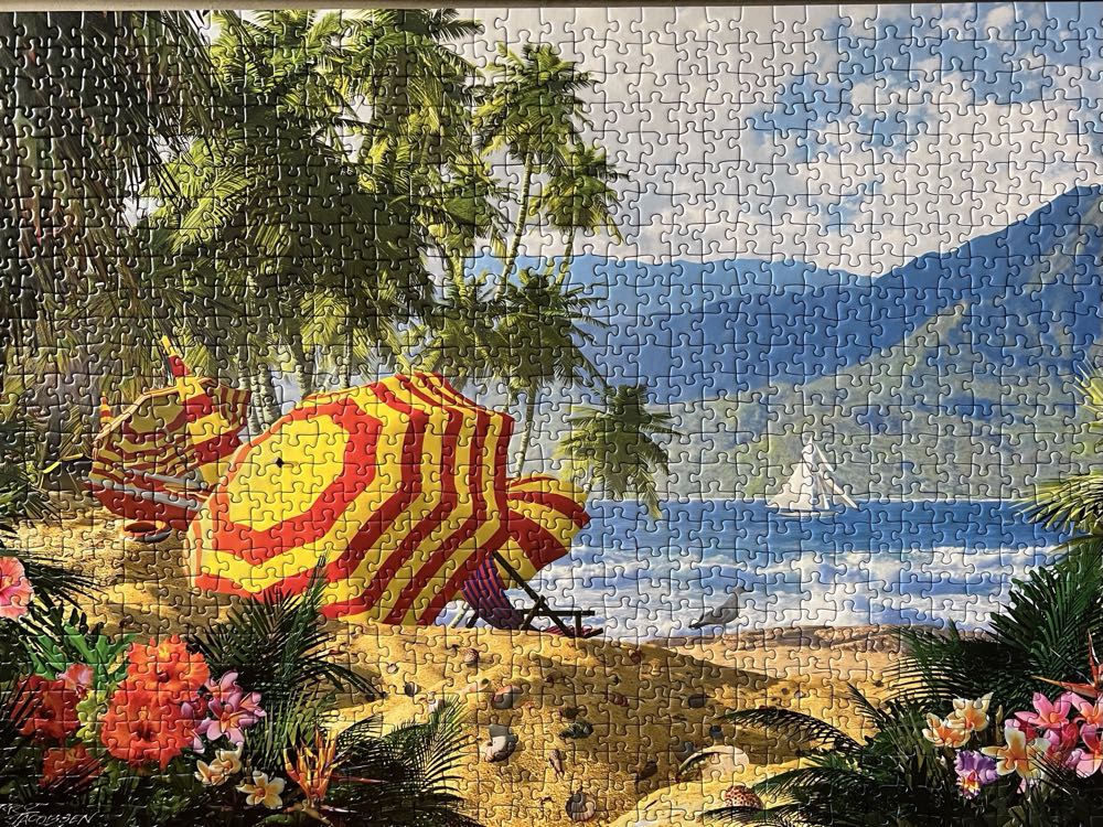 Island Getaway (2) - Ravensburger puzzle collectible [Barcode 4005556193097] - Main Image 2