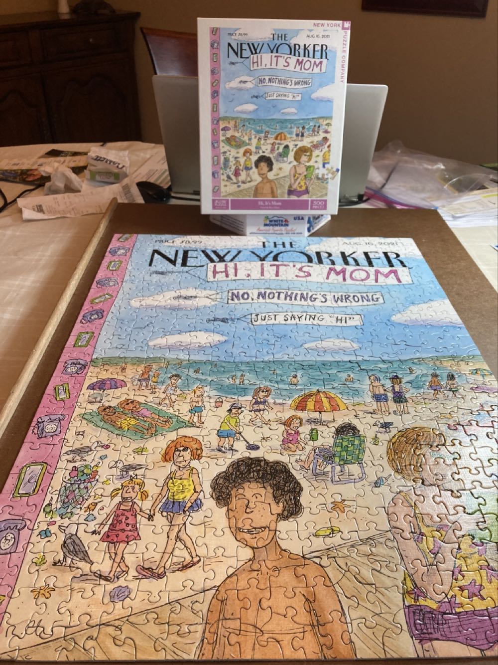 Hi, It’s Mom - New York Puzzle Company puzzle collectible [Barcode 819844019389] - Main Image 2