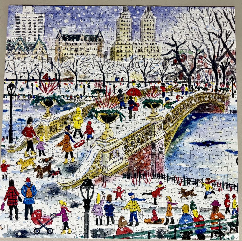 Bow Bridge Central Park - Galison puzzle collectible [Barcode 9780735356863] - Main Image 3