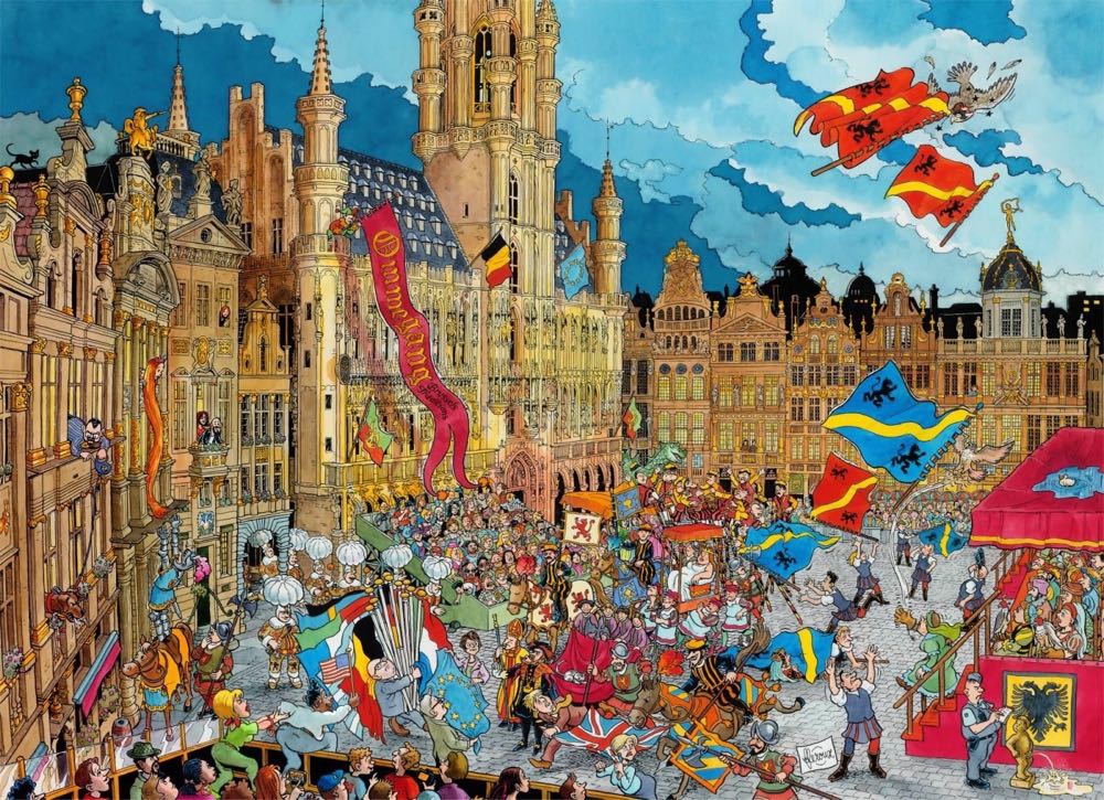 Cities Of The World Brussel - Ravensburger puzzle collectible [Barcode 4005556165544] - Main Image 2