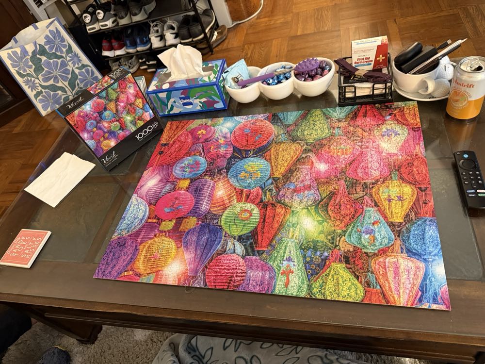 Glowing Lanterns - Buffalo Games puzzle collectible [Barcode 079346122257] - Main Image 3