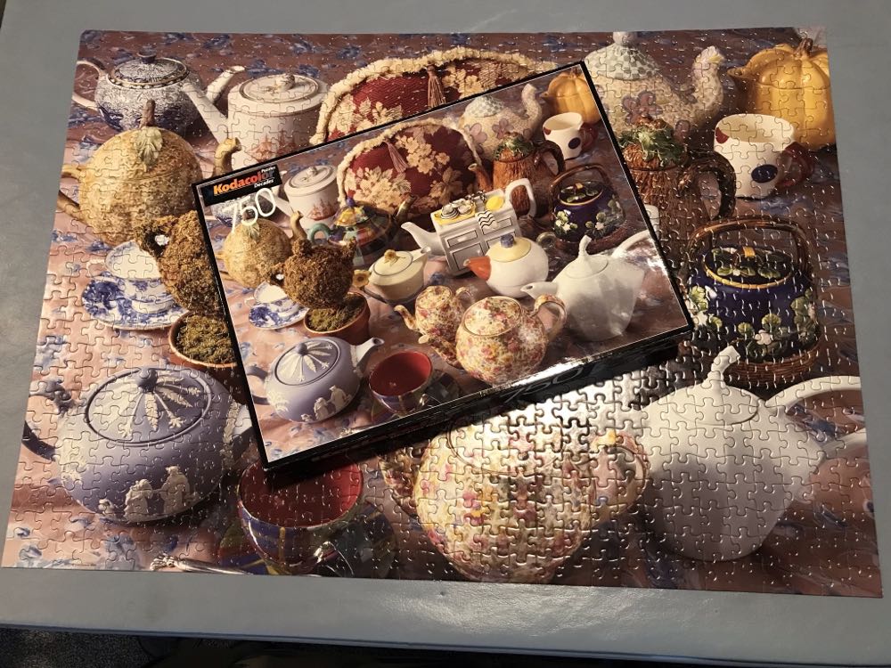 Tea Pots - 123, 6/11/21 - Kodak puzzle collectible [Barcode 072348210205] - Main Image 3