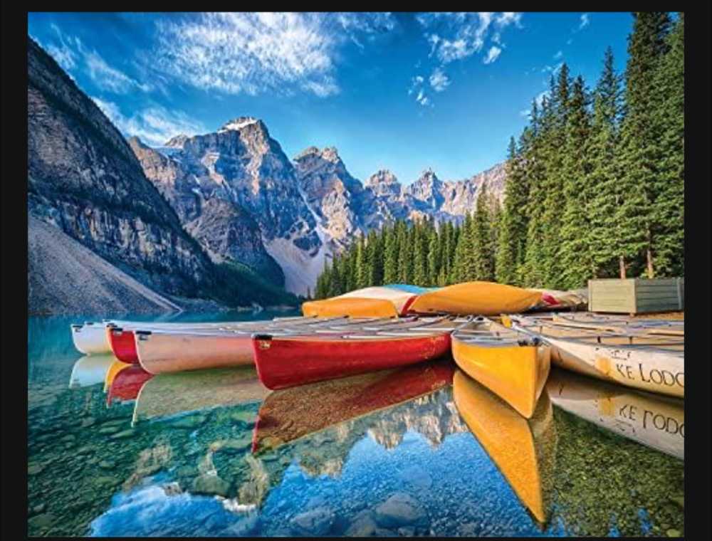 Calm Canoes (24BC-0053) - Springbok puzzle collectible [Barcode 091683110209] - Main Image 2