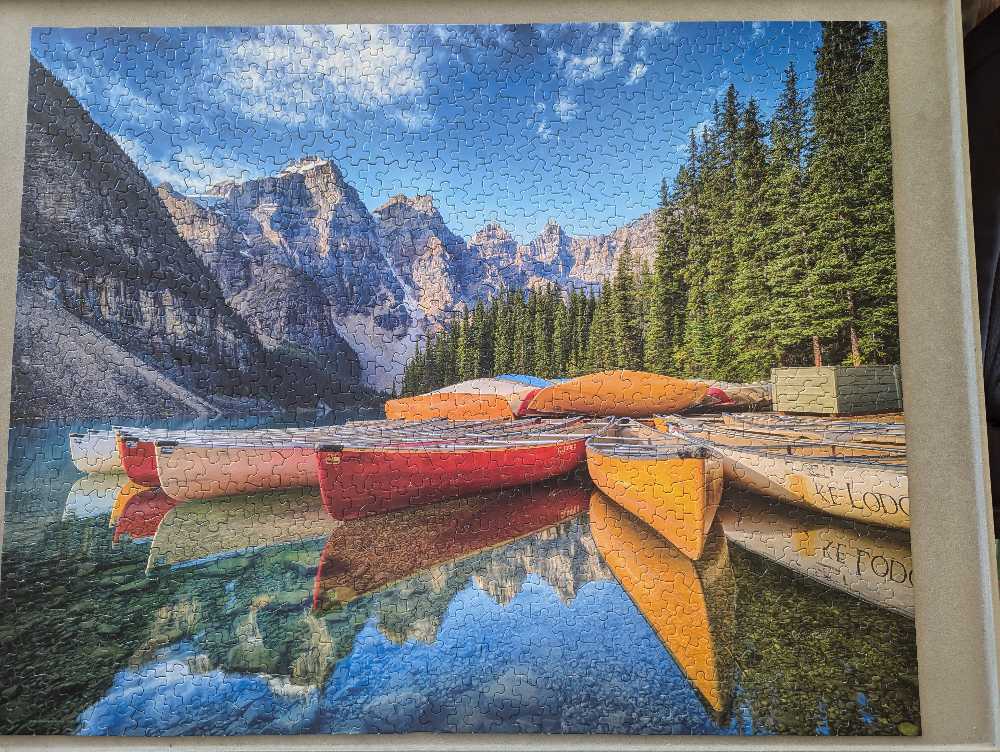 Calm Canoes (24BC-0053) - Springbok puzzle collectible [Barcode 091683110209] - Main Image 3