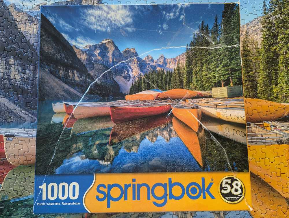 Calm Canoes (24BC-0053) - Springbok puzzle collectible [Barcode 091683110209] - Main Image 4
