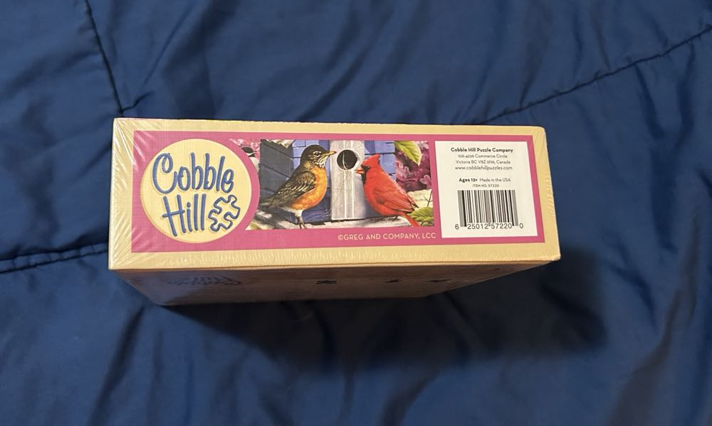Spring Birdhouse - Cobble Hill puzzle collectible [Barcode 625012572200] - Main Image 2