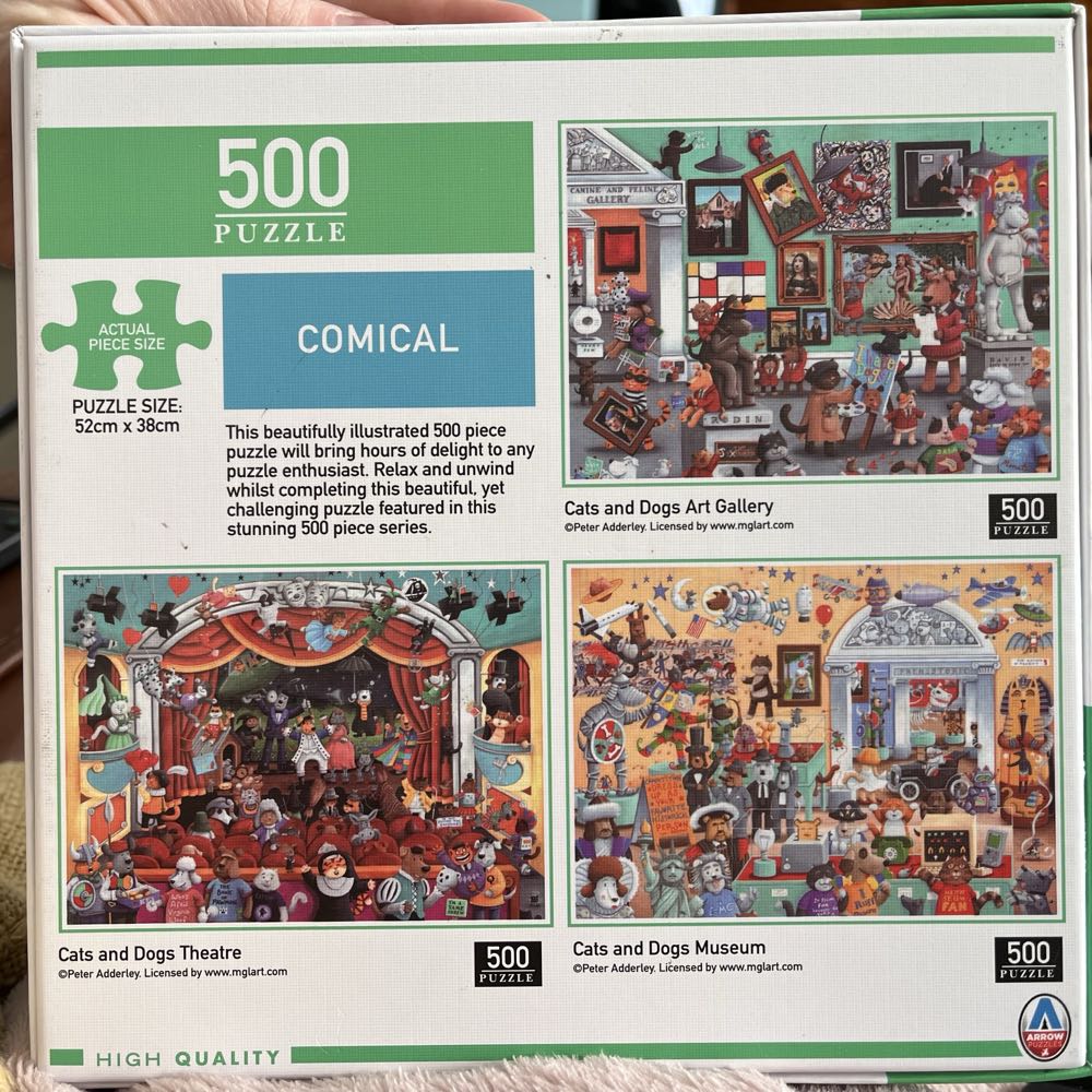 Cats and Dogs Museum - Arrow Puzzles puzzle collectible [Barcode 9317762187087] - Main Image 2