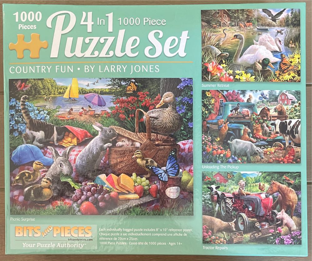 Summer Retreat - Bits And Pieces puzzle collectible - Main Image 2