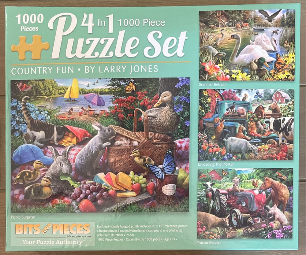 Picnic Surprise - Bits And Pieces puzzle collectible - Main Image 2