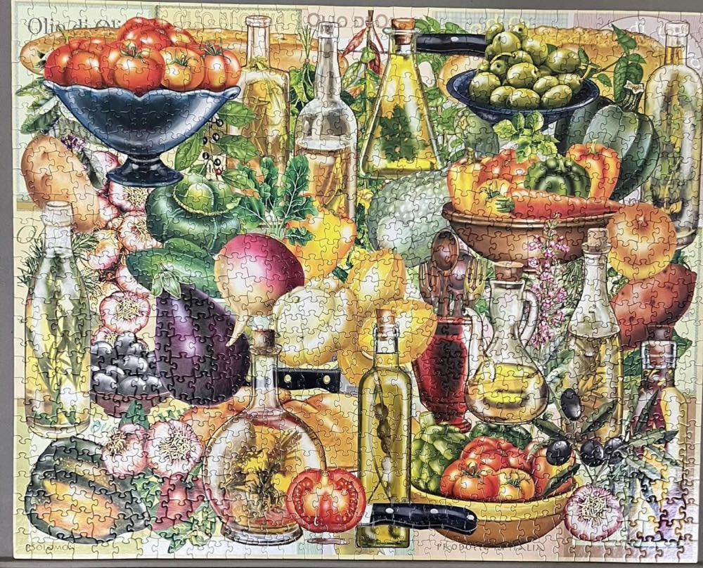 Olio Di Olivia**-472, 9/17/23-SOLD - White Mountain puzzle collectible [Barcode 724819254163] - Main Image 2