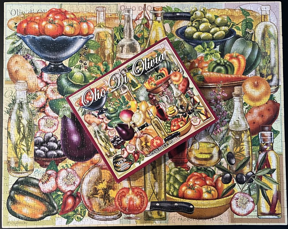 Olio Di Olivia**-472, 9/17/23-SOLD - White Mountain puzzle collectible [Barcode 724819254163] - Main Image 4
