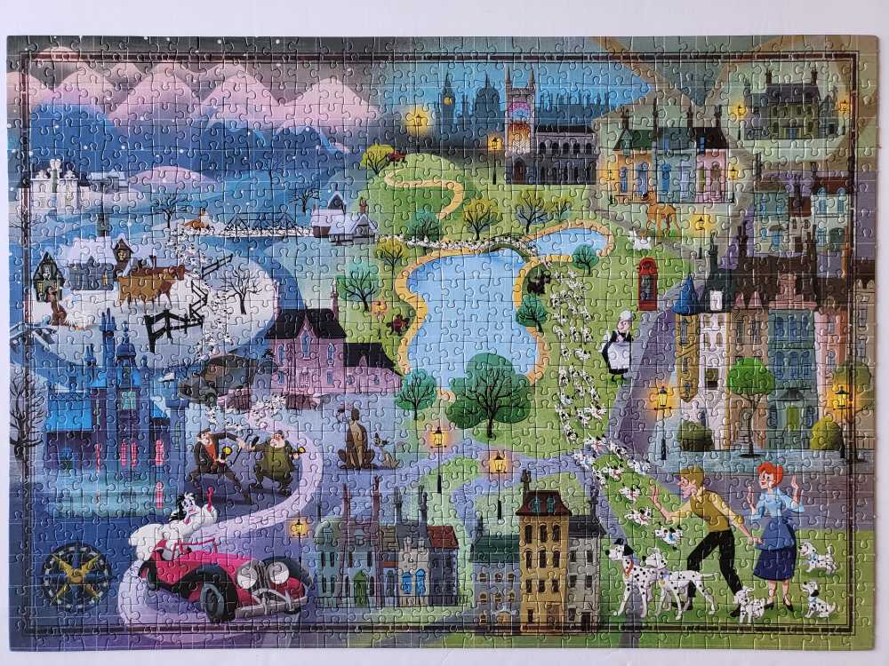 Disney Story Maps: 101 Dalmatians - Clementoni puzzle collectible [Barcode 8005125396658] - Main Image 2