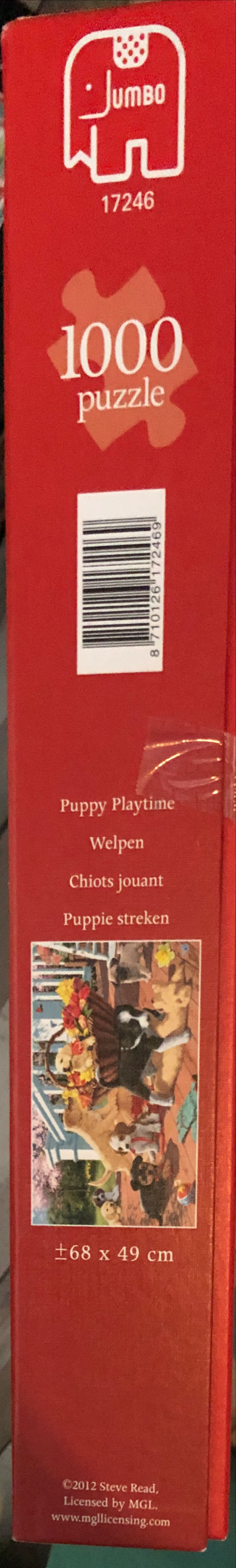 Puppy Playtime - Jumbo puzzle collectible [Barcode 8710126172469] - Main Image 2