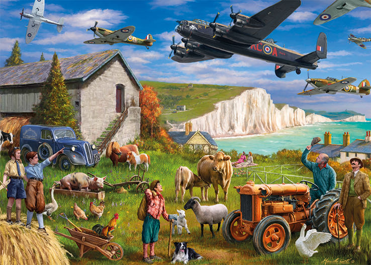 Flight Over Dover - Falcon de luxe puzzle collectible [Barcode 8710126113912] - Main Image 2