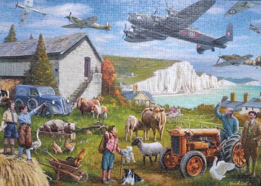 Flight Over Dover - Falcon de luxe puzzle collectible [Barcode 8710126113912] - Main Image 3