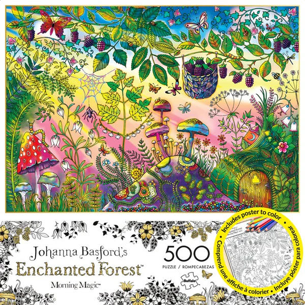 Enchanted Forest : Morning Magic* - Buffalo Games puzzle collectible [Barcode 079346038466] - Main Image 2