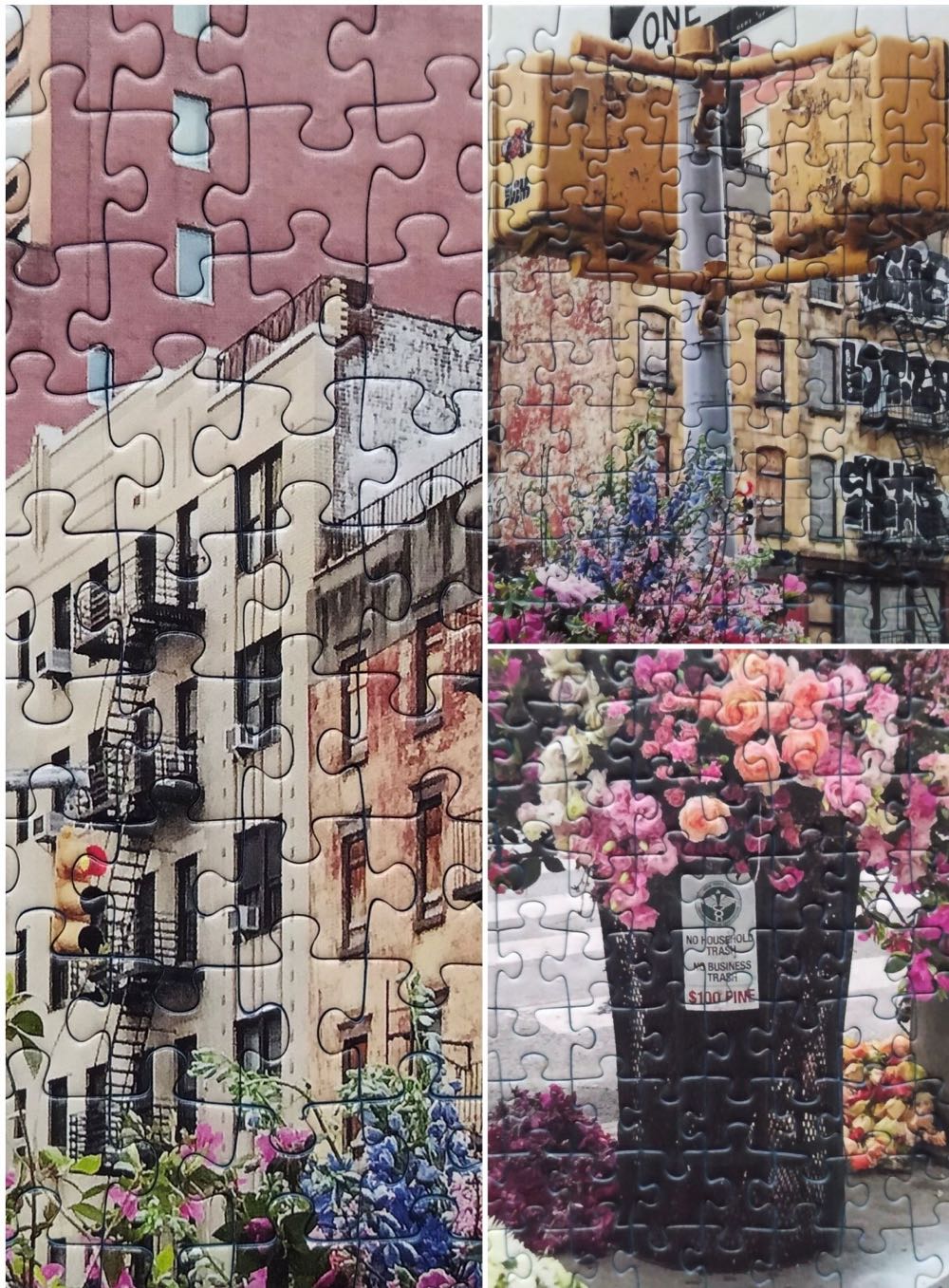 Flowers In New York - Ravensburger puzzle collectible [Barcode 4005556129645] - Main Image 3