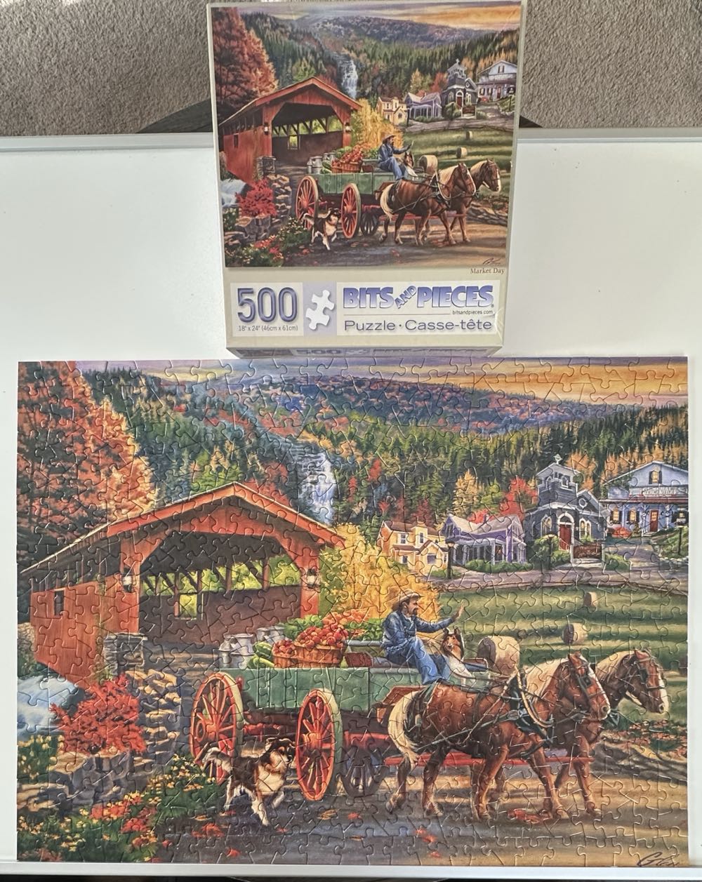 Market Day - Bits & Pieces puzzle collectible [Barcode 704812414153] - Main Image 2