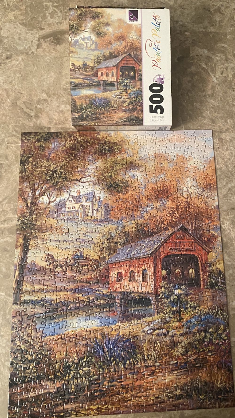 Teatime Table - Bits And Pieces puzzle collectible [Barcode 704812103194] - Main Image 2