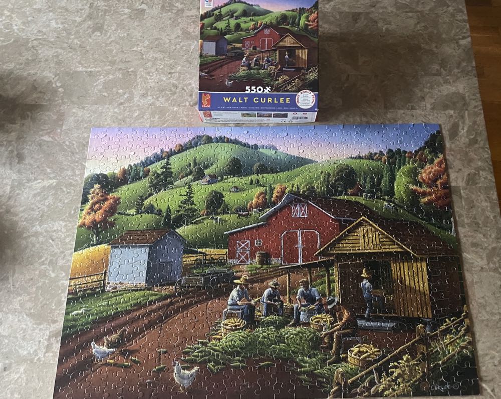 Corn Shuckers - Ceaco puzzle collectible [Barcode 021081240499] - Main Image 2