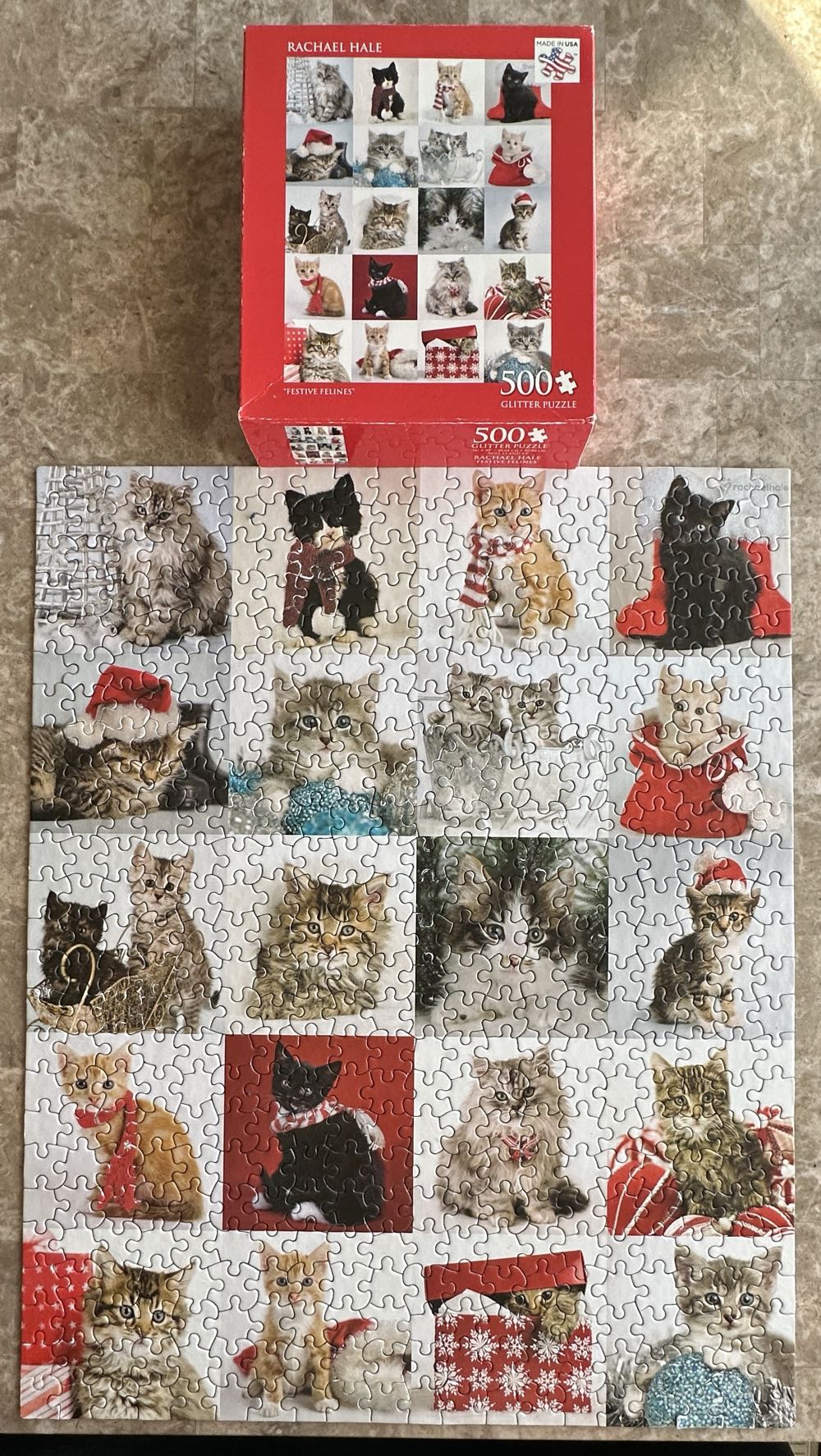 Festive Felines - Andrews + Blaine puzzle collectible [Barcode 814938015582] - Main Image 3