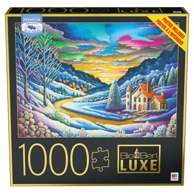 Snow Landscape - Milton Bradley puzzle collectible - Main Image 1